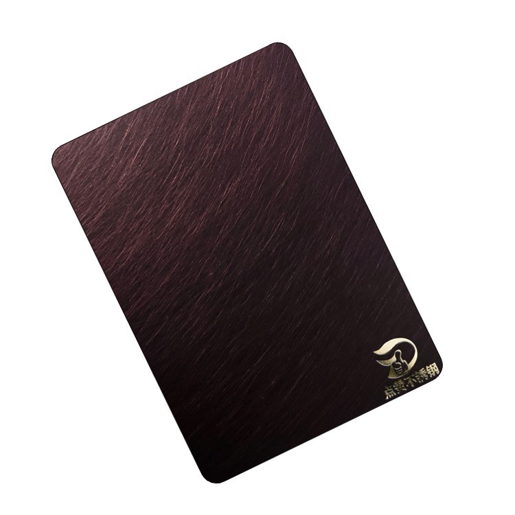 不銹鋼深紅拉絲亂紋板 不銹鋼深紅拉絲亂紋板