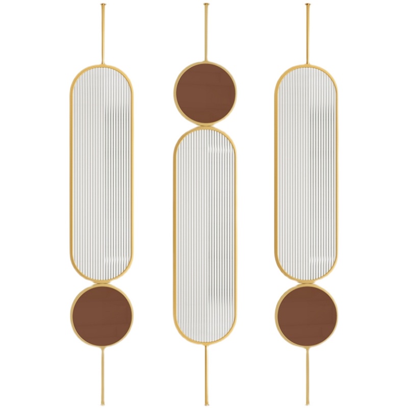 長虹玻璃隔斷固定墻現(xiàn)代簡約中式客廳新衛(wèi)生間廁所不銹鋼屏風